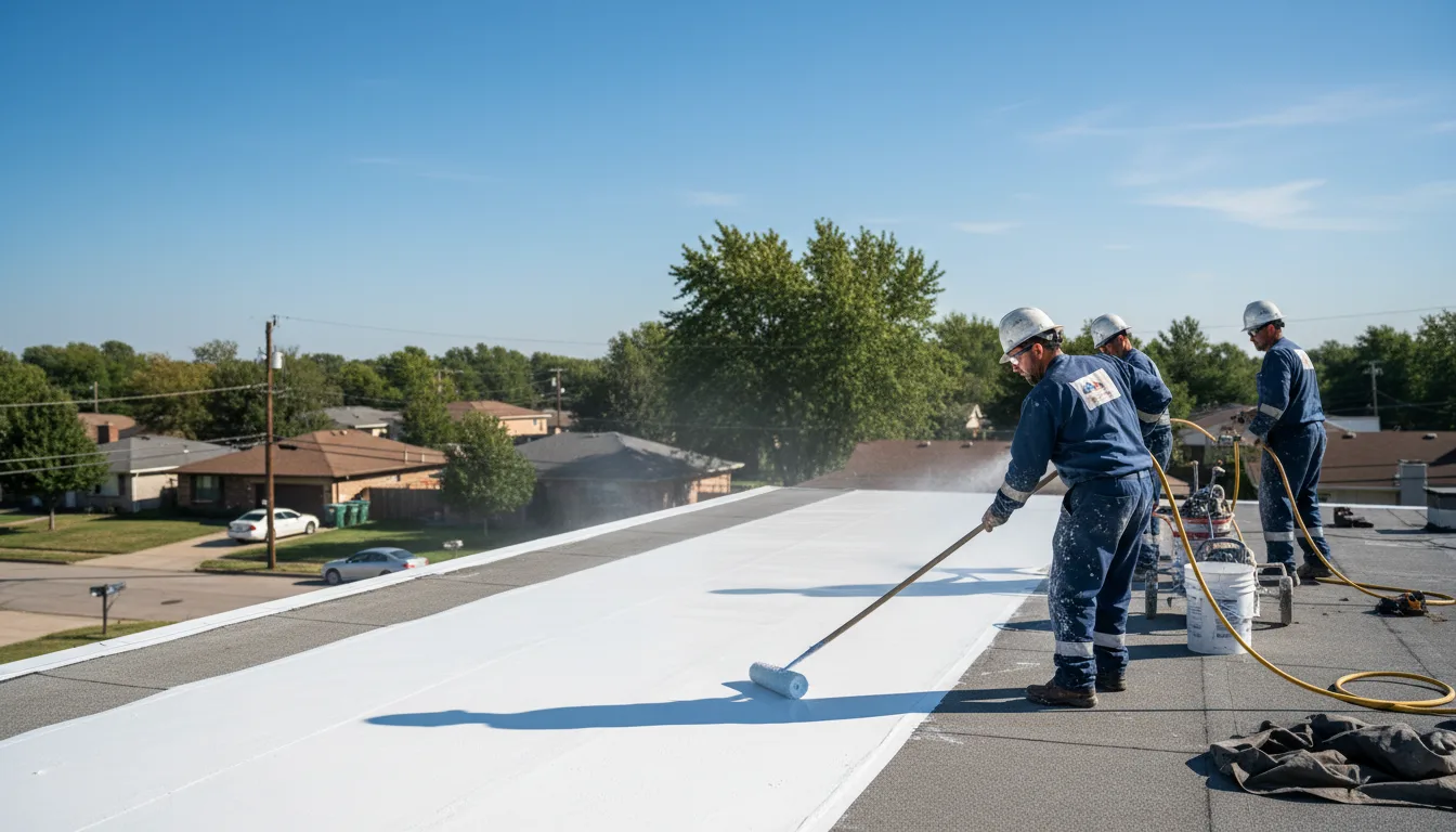 Commercial roof coating in Goshen, NY near me